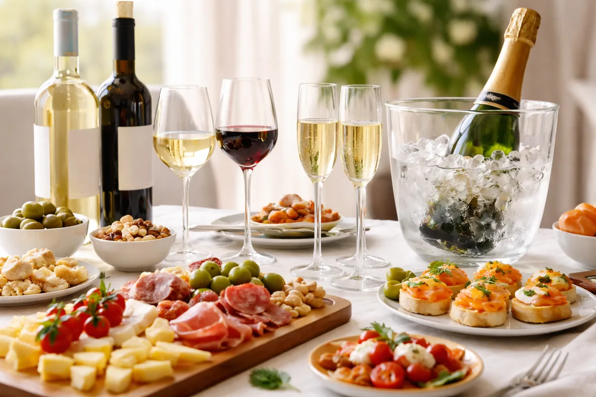 Comment bien organiser un apéritif avec vin, champagne et gestes de table appropriés