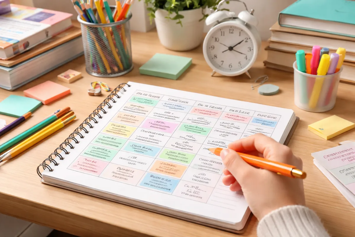 Quelles sont les étapes pour rédiger un planning de révisions efficace pour le Bac et le Brevet